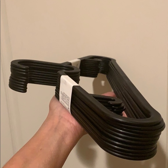 Set of 20 individual IKEA hangers plastic black SPRING CLEAN - Picture 11 of 16